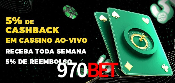 Promoções do cassino ao Vivo 970bet